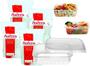 Imagem de Pote Retangular Microondas E Freezer 250ml C/96 Unidades - prafesta