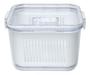 Imagem de Pote Slim Hermético Multiuso 1.360ml Com Cesto Branco