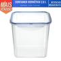 Imagem de Pote Tapoer Container Hermético 2,8 L Transparente C/ Tampa e Trava