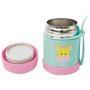 Imagem de Pote térmico alimentação comida do bebe infantil aço inoxidável com talher papinha animal fun