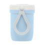 Imagem de Pote Térmico Azul com Parede Dupla em Fibra de Bambu/Plástico com Alça de Silicone e Tampa 300ml - Lyor
