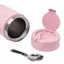 Imagem de Pote Térmico Com Talher 500Ml Rosa Büp One