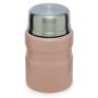 Imagem de Pote Térmico De Aço Inox Dupla Parede Com Colher Rosa Wolff