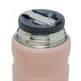 Imagem de Pote Térmico De Aço Inox Dupla Parede Com Colher Rosa Wolff