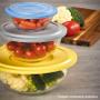 Imagem de Pote Tigela Bowl Plus 1,5L com Tampa Color Sortido 1 pç 40030633 - Allmix