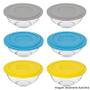 Imagem de Pote Tigela Bowl Plus 1,5L com Tampa Color Sortido 1 pç 40030633 - Allmix