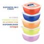 Imagem de Pote Tramontina Mix Colo Com Tampa 600ml Colorido 1 unidade