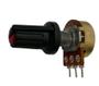Imagem de Potenciômetro Linear Simples Com Eixo L20 Estriado Com Knob 16mm 5K