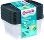 Imagem de Potes conjunto com 10 peças pequeno 220 ml