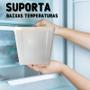 Imagem de Potes De Plastico Com Tampa Para Alimentos - Kit 20 Peças
