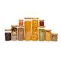 Potes de Vidro de Mantimentos com Tampa de Bambu 11 Pçs Oikos Imagem de Potes de Vidro de Mantimentos com Tampa de Bambu 11 Pçs Oikos