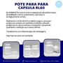 Imagem de Potes Para Cápsulas 60Ml Com Tampa Lacre - 10 Unidades