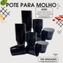 Imagem de Potes para Molhos Galvanotek G697 60ML Delivery com tampa 100 UNIDADES