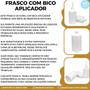 Imagem de Potes Para Pintar Cabelo 100Ml Com Bico Aplicador 50Un