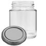 Imagem de Potes Vidro 240ml Doces, Geleias, Bolos, Lembranças Com Tampa De Metal - 24 Und