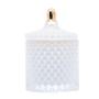 Imagem de Potiche Decorativo Wolff Vidro Branco 9x13cm 60680