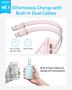 Imagem de Power Bank Anker Zolo 10000mAh 30W com Cabo USB-C e Lightning