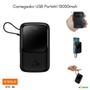 Imagem de Power Bank Carregador USB Portátil 10000mah Display Digital 22.5W