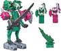 Imagem de Power Rangers Dino Fury - Zords Ankylo Hammer Rosa e Tiger Claw Verde - Brinquedo Infantil (4+)