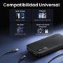 Imagem de Powerbank Bateria Externa 10000Mah Usb A + Usb C Display Led