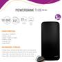 Imagem de PowerBank Thin Oex Tipo-C Portátil Leve Rápido Turbo 