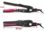 Imagem de Prancha Chapinha Cerâmica Cabelos Secos Úmidos Bivolt  Eb070 Preto Com Rosa