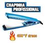 Imagem de Prancha Chapinha Progressiva Cabelo titanium 450 Graus F Cor Azul 110v/220v
