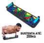 Imagem de Prancha Flexâo De Braço Push-up Exercicios Cor Preto