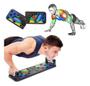 Imagem de Prancha Flexâo De Braço Push-up Exercicios Cor Preto