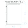 Imagem de Prancheta Desenho Técnico Arquitetura Engenharia Branco A1