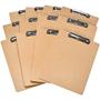 Imagem de Prancheta Hardboard Amazon Basics - Pacote com 12 Unidades (Marrom)