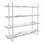 Imagem de Prateleira Arnad Modelo Industrial para Decoração 100x20 cm Branco/Vulcano
