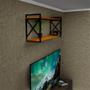 Imagem de Prateleira Estilo Industrial utilitária e decorativa 20x60cm