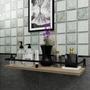 Imagem de Prateleira MDF Decorativa Lavabo 20x60cm Preto