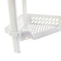 Imagem de Prateleira Multiuso Banheiro Triangular 4 Andares Branco