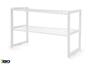 Imagem de Prateleira Multiuso Cozinha Rack 2 Andar 40x25x16cm Sem Furo Branco