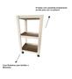 Imagem de Prateleira Organizadora Manicure Porta Esmalte 36x27x66 Mdf 6mm Madeira