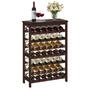 Imagem de Prateleira para Vinhos SONGMICS - 42 Garrafas - Bambu - Modelo UKWR27BR