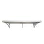 Imagem de Prateleira Pvc C/ Suporte Branca 80x30cm Astra Pm3s/80*br