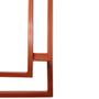 Imagem de Prateleira Quadro Nicho de Parede Decorativo Torun em Aço e MDF - Cobre e Vulcano