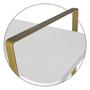 Imagem de Prateleira Tripla Hone 25 cm - Dourado/Branco