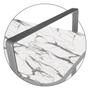 Imagem de Prateleira Tripla Hone 60x25cm Modelo Industrial Prata/Vulcano