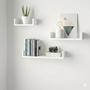 Imagem de Prateleiras para Livros Branco 3 Peças 40x15x15 QUARTO, COZINHA, SALA