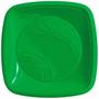 Imagem de Prato 21cm Quad. Verde C/10 Trik Trik