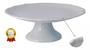 Imagem de Prato Bolo Com Suporte Porcelana Schmidt Pomerode 1ª Linha