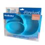 Imagem de Prato Com Ventosa de Silicone Resistente e Maleável Pode ir no microondas e congelador Com divisórias KaBaby Azul 1132A