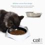 Imagem de Prato de alimentação Catit PIXI Double Whisker Stress Free White