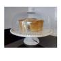 Imagem de Prato de bolo com pé em porcelana e cúpula acrílico 27,5cm - Hauskraft
