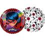 Imagem de Prato de Papel Redondo 18 Cm Ladybug Core - 12 Unidades - Regina