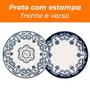 Imagem de Prato de Porcelana Fundo Oxford Floreal Energy 23cm 1 peça 6796-Avulso